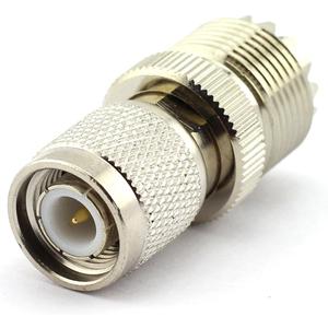 DGZZI 2-Pack TNC Male to UHF Female RF Coaxial Adapter TNC to UHF Coax Jack Connector
