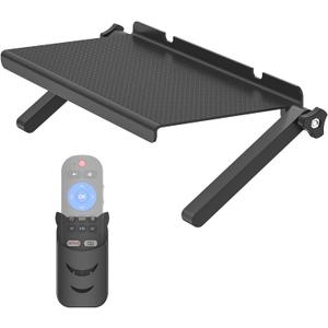 13-Inch Wide Platform Adjustable TV Top Shelf, Screen Top Shelf Mount, Monitor Top of TV Shelfs Mounting Bracket for Streaming Devices, Cable Box, Router and Home Decor TVs Top Storage Bracket