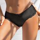 ohyeahlady Women Sexy Criss Cross Underwear Bikini Cheeky Panty Brief Brazilian Panties (L)