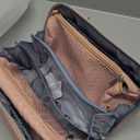 BOYATU Travel Makeup Bag Cosmetic Bags for Women: Large Capacity 3 Pcs Set Make up Bag with Compartments - Waterproof Vegan Leather Toiletry Organizer Bags with Handle (L02 Light Pink)