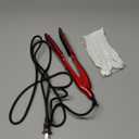 MBHAIR Ceramic Crimper Iron for Fluffy Hairstyle Curling Iron, Corrugation Crimper Hair Irons, Anti Static Ceramic Hair Crimping Iron Adjust Temperature (Red)
