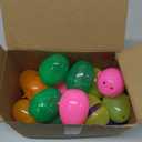AMENON 24 Pcs Prefilled Easter Eggs with Animal Dinosaur Suction Cup Bath Toy Easter Basket Stuffers Filler Stress Relief Sensory Fidget Window Surprise Easter Hunt Party Favors Gifts for Kids Toddler