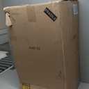 IRIS USA Dog Food Storage Container 58 lbs, Attachable Wheels, for Dog Cat Birds and other Pets, Food Storage Bin, Keep Fresh, Easy Mobility, BPA Free - Made in the USA, Almond/Pearl