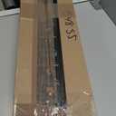 rabbitgoo Window Privacy Film One Way Window Tint for Home, Removable Reflective Heat Sun Blocking Anti UV Glass Door Covering, Mirror Tinting Film House Office, 23.6 in X 6.5 Feet, Black Silver