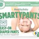 HealthyBaby Size 4 Pull Up Style Training Pants (46 Count)  Easy Pull-On & Tear-Away Design for Potty Training  Leak Protection for Active Toddlers  EWG-Verified Safe, Plant-Based (Size 4 (20-32 Pound))