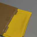 FOLINS&HOME Yellow Rectangle Tablecloth Wrinkle Free Waterproof Polyester Table Cloths Spillproof Heavy Duty Washable Table Cover for Party, Banquet, Indoor and Outdoor - Square/Oblong, 54 x 54 inch