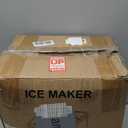 38lbs Per Day Ice Makers Countertop, 9 Ice Cubes in 3.5 Minutes, Self-Cleaning Ice Machine with 2 Bullet Sizes for Kitchen, Camping, RV, Parties (Silver)