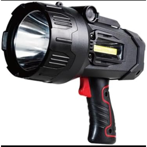 Durapower Rechargeable Spotlight, 150000 Lumens LED Spotlight Flashlight, IP44 Waterproof Handheld Spot Light for Indoor Outdoor Farm Camping Emergency