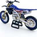 Dirt Bike Motorcycle Model 1:12 Scale Diecast No. 101 Motocross Motorbike with Realistic Details, Alloy Body, Display Gift for Enthusiasts
