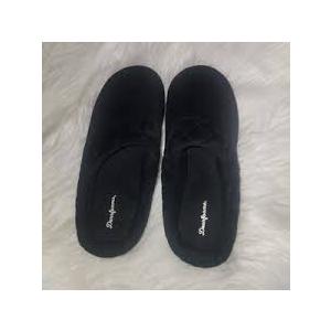 Dearfoam Darcy Velour Clog Black XL 11/12