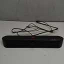 Redragon GS560 RGB Desktop Soundbar, 2.0 Channel Computer Speaker with Dynamic Lighting Bar Audio-Light Sync/Display, Touch-Control Backlit with Volume Knob, USB Powered w/ 3.5mm Cable, Black