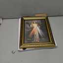 Divine Mercy, Jesus Christ 8" x 10" Christian framed Art Print-Wall Plaque- in Ornate Gold Finish Frame, (INCLUDES Laminated Holy card)