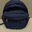 Amazon Essentials Women's Small Quilted Backpack, Navy, One Size