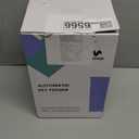 IMIPAW Automatic Cat Feeders, 3L Timed Cat Dry Food Dispenser with Desiccant Bags, Dual Power Supply, Programmable Portion Size, 6 Meals, 20 Portions Per Day, Auto Pet Feeder for Cats and Small Dogs (White)