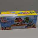 JOYIN 3 Pack Monster Truck Toy - Motion Activated Light Up Cars for Toddlers - Monster Glow Rover LED Wheels - Baby Boy Toys - Press and Go Dinosaur Trucks for Kids Valentines Day Boy Birthday Gifts