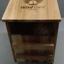 WildYard Owl House Cedar - Prebuilt Barn & Screech Owl Nesting Box - Easy Hang & Clean - Wood Shavings & Screws Included