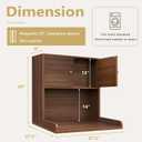 Washer Dryer Countertop with Cabinets, 2-Tier Laundry Countertop with Shelf