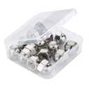 MewuDecor 5/16-18 Acorn Cap Nuts, 304 Stainless Steel 18-8, Bright Finish, Quantity 25