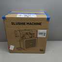 Fiii Slushie Machine 92 oz, Slushy Machine for Home, 6 Preset Programs, Quiet Operation, LED Display, Auto-Clean, No Ice Needed, Perfect for Milkshakes, Margarita Smoothie, Frappes and More (Black Silver)