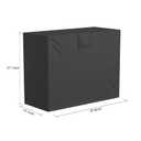 KLOLKUTTA Mini Split Air Conditioner Covers, Windproof Small AC Winter Cover for Outdoor Compressor-Heat Pump Unit Cover Fits Up to 35.8 x 14.1 x 27.1 Inches