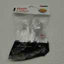 Disposable Clear Plastic Cutlery: Plastic Utensils for Parties, Picnics, Weddings, Baby Showers, Birthdays Parties, Office, Home And School - 16 Forks, 16 Knives, And 16 Spoons - 48 Count
