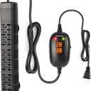 HiTauing Aquarium Heater, 50W/100W/200W/300W/500W Submersible Fish Tank Heater with Over-Temperature Protection and Automatic Power-Off When Leaving Water for Saltwater and Freshwater