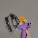 Stitch Gun for Clothes - Handheld Stitch Gun Quick Clothing Fixer - Tagging Gun - Includes 6 Needle, 1000 Black Fasteners & 1000 White Fasteners (Purple)