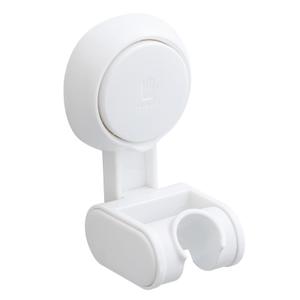 TAILI Shower Head Holder Suction Cup, Handheld Shower Head Bracket, Height Angle Adjustable, Bathroom Showerhead Holder No Drilling Removable Waterproof, White