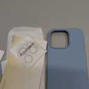 GONEZ Magnetic for iPhone 16 Pro Case, Compatible with MagSafe, [Screen Protector + Camera Lens Protector], Silicone Shockproof Anti-Scratch Protective Phone Case 6.3 inch, Mist Blue