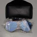 CGID GA61 Premium Al-Mg Alloy Pilot Polarized Sunglasses UV400, Full Mirrored Spring Hinges Sun Glasses for Men Women Shades (Al-mg Frame |62mm| Silver Blue)