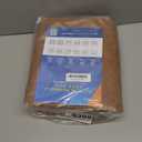 GarveeHome 3x5 Scalloped Washable Area Rug for Bedroom,Soft Solid Brown Entryway Rug Farmhouse Kitchen Mat Non Slip Low Pile Carpet Stain Resistant Throw Rug for Bedside Kids Room Office Dining Room