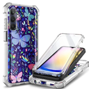 Designed for Samsung Galaxy A25 5G Case, Slim Stylish Full-Body Butterfly