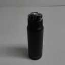 GOPPUS 20 Oz Insulated Stainless Steel Water Bottle BPA-Free Sports Water Bottle, Great for Travel, with Chug Lid - Leak & Sweat Proof with Anti-Dust Lid (Black)