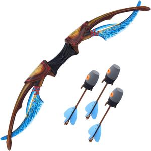 Zing Avatar Neytiri's Ceremonial Bow Pack - 1 Bow and 3 Zonic Whistle Arrows, Officially Licensed Role-Play Set, Shoots Safe Arrows Over 160ft, Long Range Outdoor Play, Age 14 and Up