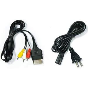 AV Cable and AC Power Cord for Xbox
