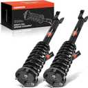 A-Premium Front Struts Compatible with Jaguar XJ 2010, XJ8 XJR 2004-2009, Super V8, Vanden Plas - 2x Replacement Suspension Complete Strut Assembly Shock with Coil Spring