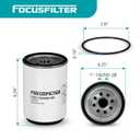 FOCUSFILTER LFF5766 OEM Grade Fuel Filter, for Freightliner M2 106, Volvo VNL, Western Star 4900FA, Replaces FS20095, P551853, ABPN122R50551, BF46016-O, SN909030, WF10012