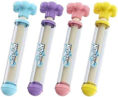 Firework Water Blaster, Romantic Fireworks Style Water Spray Toy for Couples, High-Pressure Pull-Out Sprinkler Spray Toys for Bathing, Pool, Party Entertainment (4Pcs Mix)