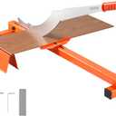 VEVOR 12 inch Vinyl Floor Cutter, 10mm Thick Laminate Flooring Cutter with Cutting Angle Guide, Rubber Handle, Honing Stone, D2 Steel Blade for Cutting Laminate, Vinyl, Home Renovation
