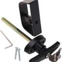 4" T-Handle Shed Door Lock Handle with Lock Keyed Alike Garage t Handle Shed Latch Hardware Locking Handle 4.5" T-Handle Lock with 4 Keys & 1 Allen Wrench 1kit