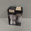 Primula Classic Stovetop Espresso and Coffee Maker, Moka Pot for Italian and Cuban Café Brewing, Greca Coffee Maker, Cafeteras, 6 Espresso Cups, Silver
