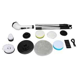 Electric Spin Scrubber Extendable Handle Multifunction Reable Shower Cleaning Brush Tile Floor