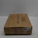 White Velvet Makeup Vanity Stool with Metal Legs, 18 inch High Ottoman Footrest for Living Room Bedroom Entryway Office