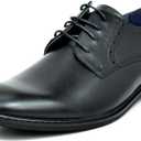 Bruno Marc Men's Dress Classic Comfort Oxfords Shoes, Size 10.5, Black
