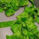 Meseey Christmas Cabinet Bows, Green Furry Ribbons, Holiday Door Decorations, Xmas Party Supplies (8, Green Fur)