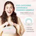 Tuck Hanging Toiletry Bag - Water-Resistant Travel Makeup Organizer with Spacious Compartments & Padded Handle for Women (Blush Petal & Mint) (Fold Travel Makeup Bag)