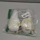 Set of 2 Christmas Gnomes Xmas Winter Decorations Reindeer Handmade Elf Dwarf Figurines for Home Kitchen Farmhouse Tiered Tray Holiday Festival Party Scandinavian Tomte - White