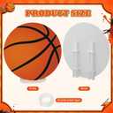 Capoda 3.9 ft Large Basketball Party Signs Decoration Sports Cardboard Cutout Stand up Backdrop for Basketball Birthday Decor Balls Photo Viewing Events Game Day Celebrations Supplies
