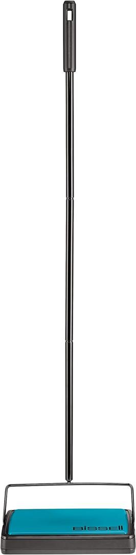 Bissell Easy Sweep Compact Carpet & Floor Sweeper, 2484A, Teal Bissell Easy Sweep Compact Carpet & Floor Sweeper, 2484A, Teal