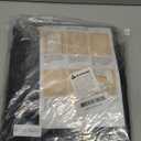 Upgraded Reinforced Pet Screen Door Thickened Cat Resistant Mesh Screen Door for Living Room, Bedroom, Patio, Dog Cat Scratch Proof Screen with Zipper Closure (Fits Door Size up to 32''x 80'', Black)